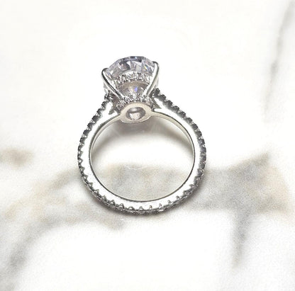 12.86ct oval stone, Oval Solitaire Ring, halo oval ring, engagement ring, halo ring, pave ring , luxury band ring, wedding band