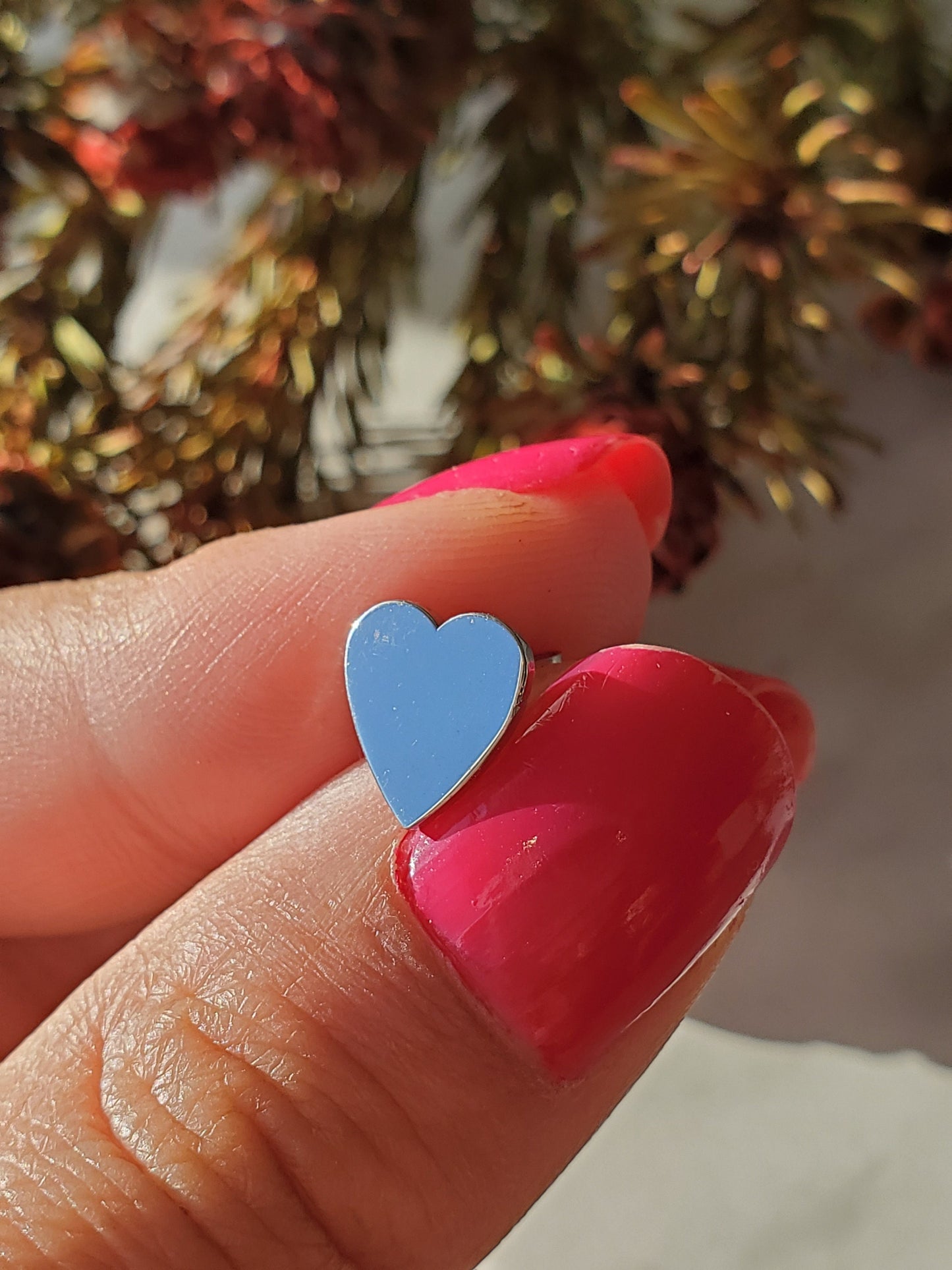 Heart Stud Earrings, Dainty Heart Stud Earrings, silver Heart Stacking Earrings, Tiny Stud Earrings, valentines day gifts for her