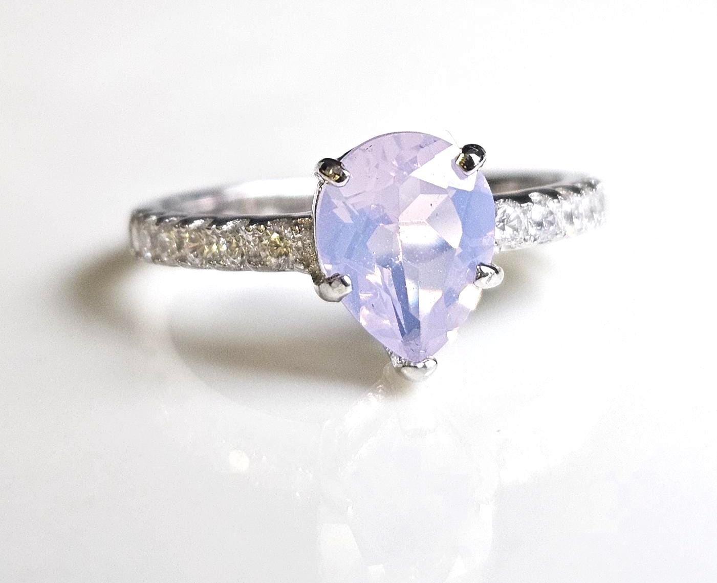 moon stone ring, 925 sterling silver, geometric ring, luxury ring, engagement ring, celestial jewelry, minimalist ring, handmade, spiritual