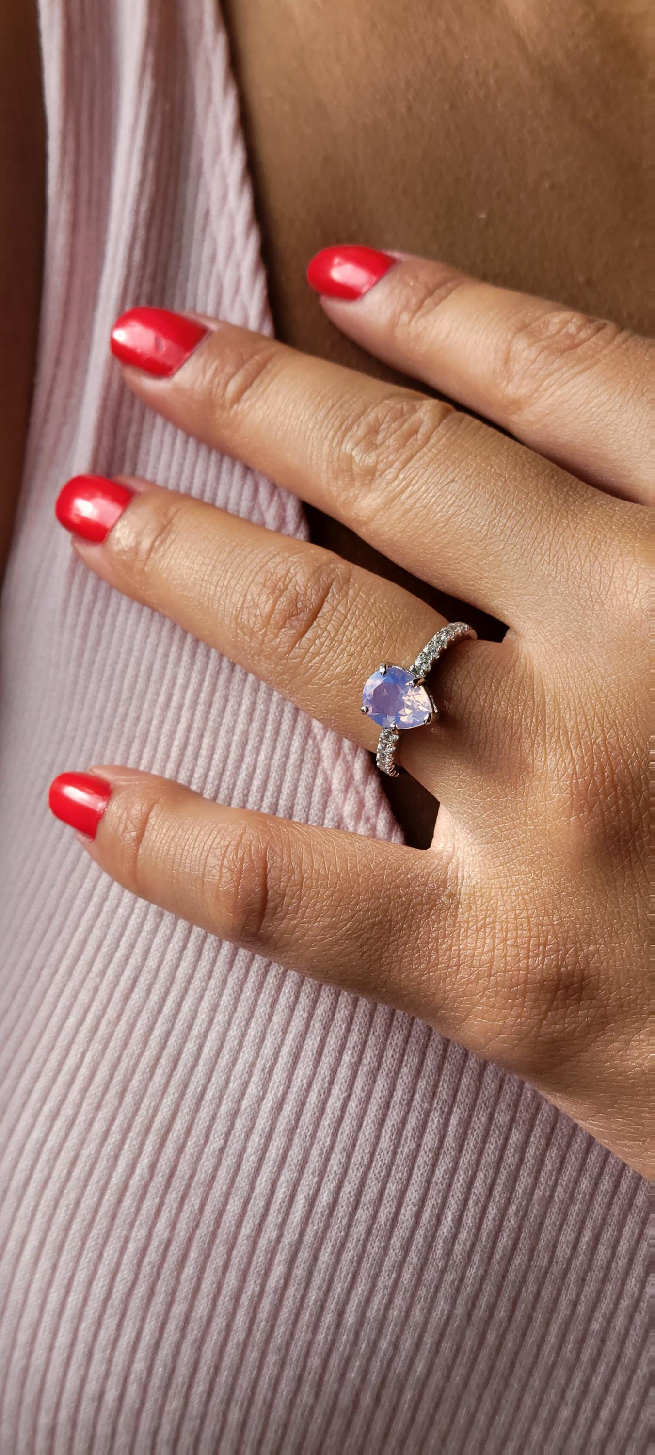 moon stone ring, 925 sterling silver, geometric ring, luxury ring, engagement ring, celestial jewelry, minimalist ring, handmade, spiritual