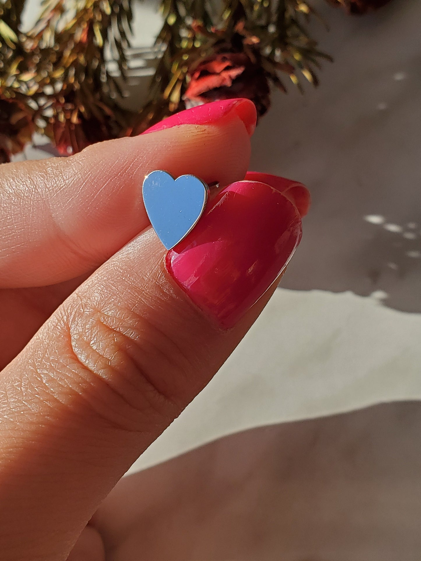 Heart Stud Earrings, Dainty Heart Stud Earrings, silver Heart Stacking Earrings, Tiny Stud Earrings, valentines day gifts for her